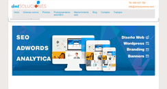 Desktop Screenshot of dmtsoluciones.com